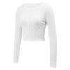 Spring Autumn Women Knit Skinny Casual Crop Tops Femme Vintage Front Buttons Slim Fit Pullover Chic T shirt