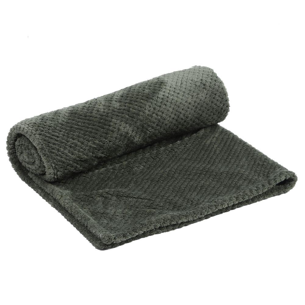 Thicken Soft Polyester Fiber Air Conditioning Bed Blanket for Sofa Bedroom Bedding Supplies