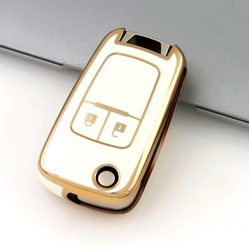 For Buick Yinglang Car Key Set GT LaCrosse Encora Folding Protective Case Chevrolet Malibu Buckle