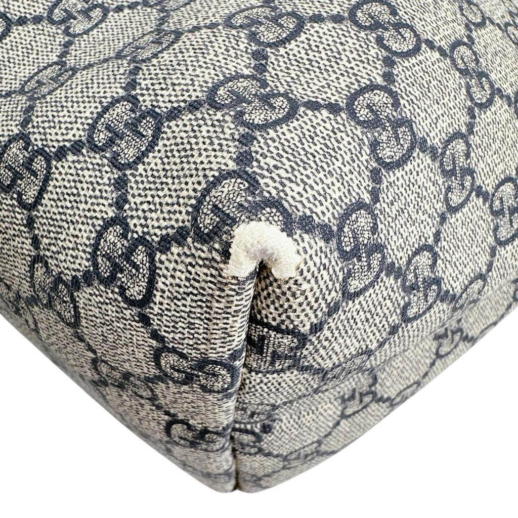 Gucci GG Supreme Tragetasche PVC grau unisex 211120 Gebraucht