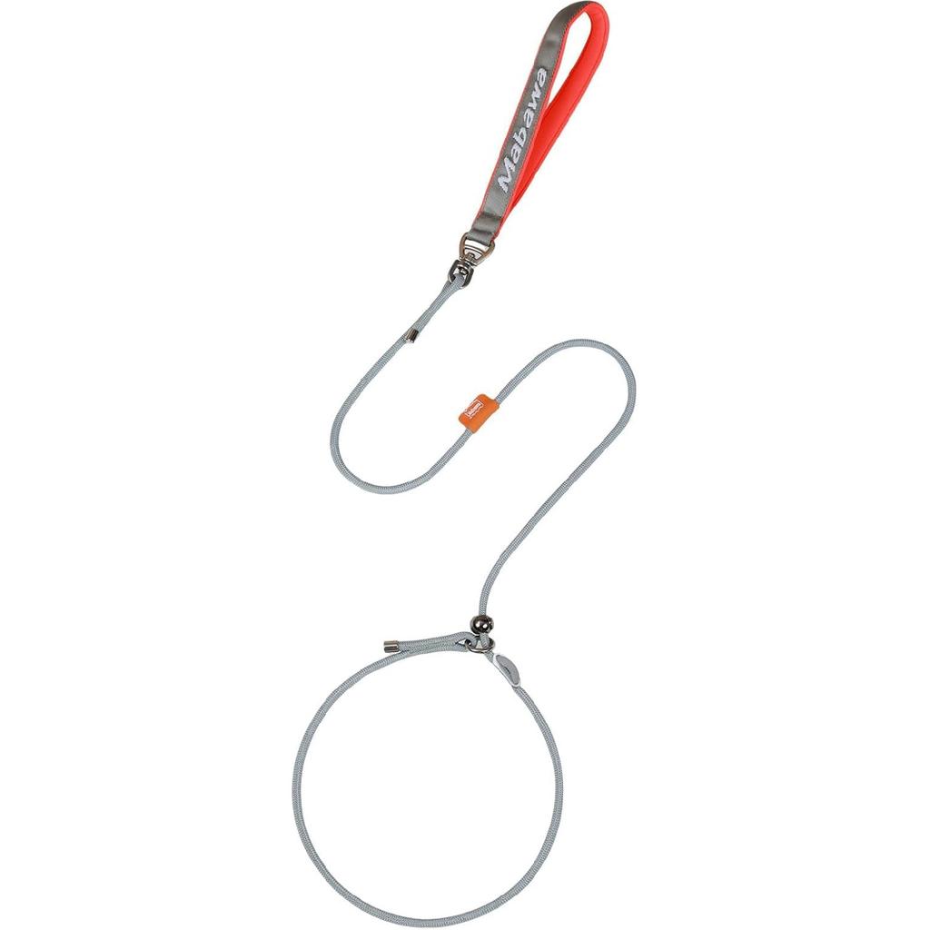 Dog Anti-Slip Leash 5FT with Metal Stopper - Durable No-Pull Training Lead for Small, Medium & Large Dogs - Comfortable Handle Nylon Rope,