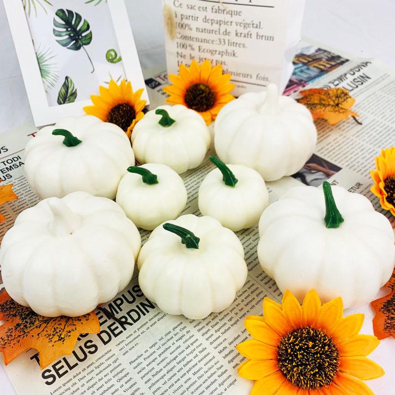 Simulation Foam Pumpkin Model: Halloween Decoration & Photography Display Prop