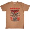 Van Halen World Invasion T-Shirt Pink New Unisex T-Shirt