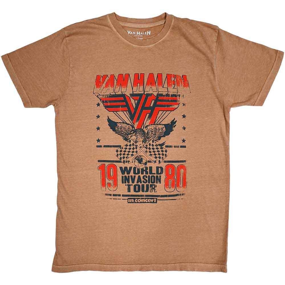 

Van Halen World Invasion T-Shirt Pink New XXXXL