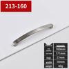 Modern Minimalist Brushed Die-Cast Aluminum Cabinet and Wardrobe Door Handle