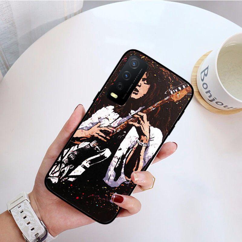 Eddie Van Halen Graphic Guitar Phone Cover For Vivo Y31 Y30 Y33S Y11S Y12S Y17 Y20S Y21S Y1S Y53S Y15 Y19 Y91C V23 Cases Coque