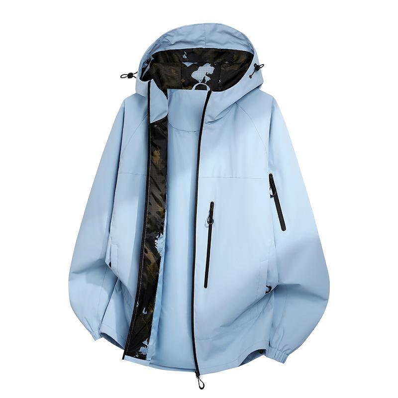 New Autumn Outdoor Mountain Functional Jacket Jacket Men's Handsome Loose Hooded Jacket