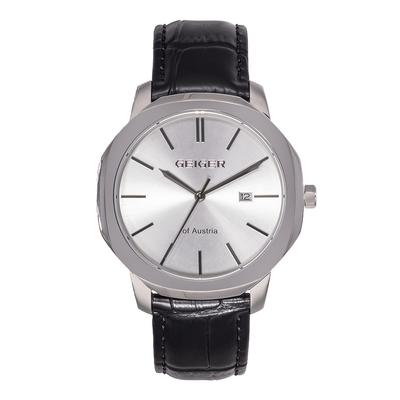 Gaigeo Ge1263Wtbk_M Men'S Classic Leather Watch