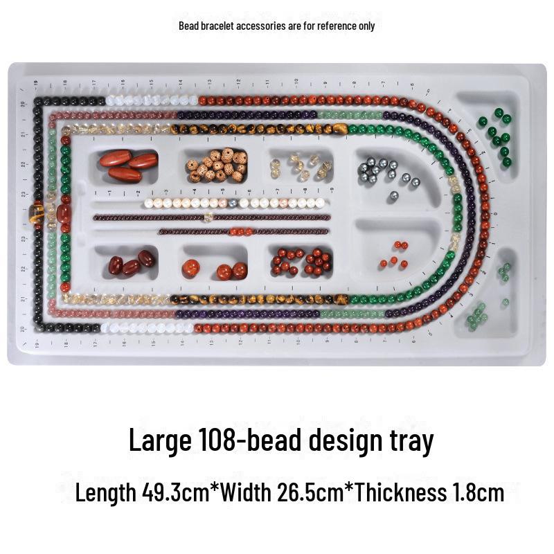 Sortierte Beflockte Schmuck-Präsentations- und Design-Tabletts für DIY-Armbänder und Halsketten