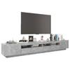 Vidaxl Szafka Pod Tv Z Oświetleniem Led, Szarość Betonu, 260X35X40 Cm