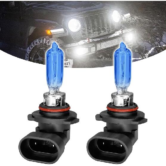 9006 Headlight Bulb 9006 Halogen Head Light Bulbs, Ultra White Halogen Headlight Bulb 12V 100W High Beam Low Beam Fog Light Bulbs, Universal Light