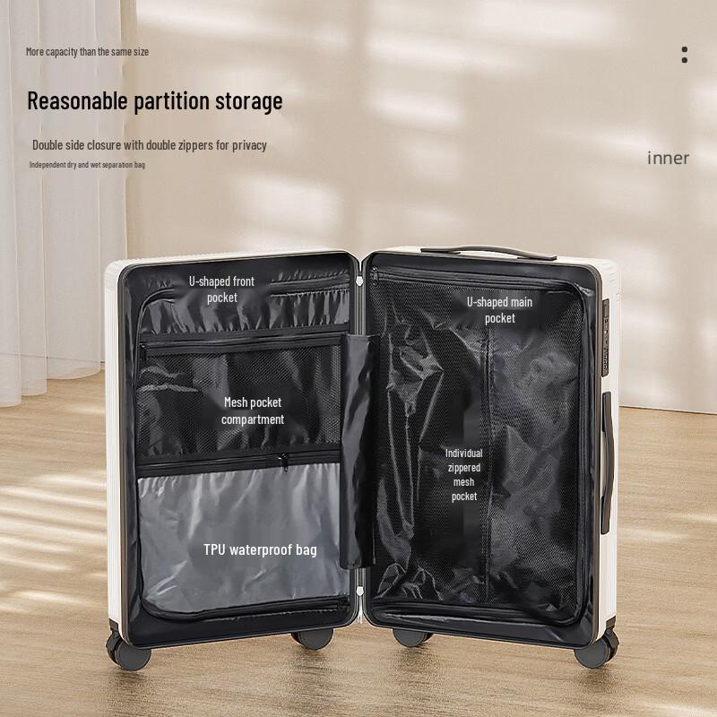 JOURHEY SHI Sturdy Wide-Rod ABS Luggage
