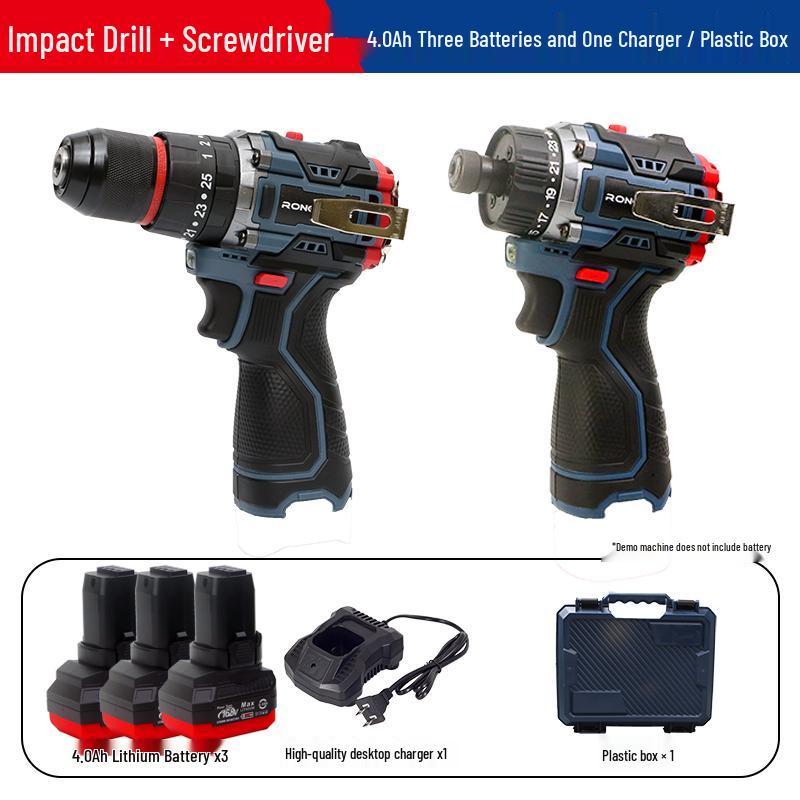Compact Rechargeable Brushless Torque Screwdriver & Drill