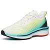ANTA MACH 1.0 Running Shoes Men's Low top Ivory White/Dazzling Neon Yellow/Fluorescent Aqua Green Sneakers 112215566-3