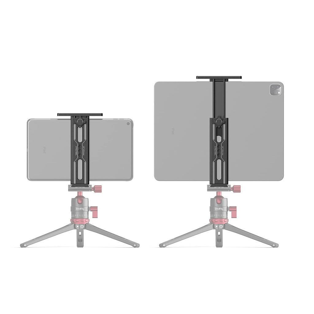 SmallRig Aluminum Tablet Tripod Holder with Arca-Swiss Plate and 1/4" Screw Hole for iPad Pro/iPad Air/iPad/iPad Mini Tablet Adapter 2930