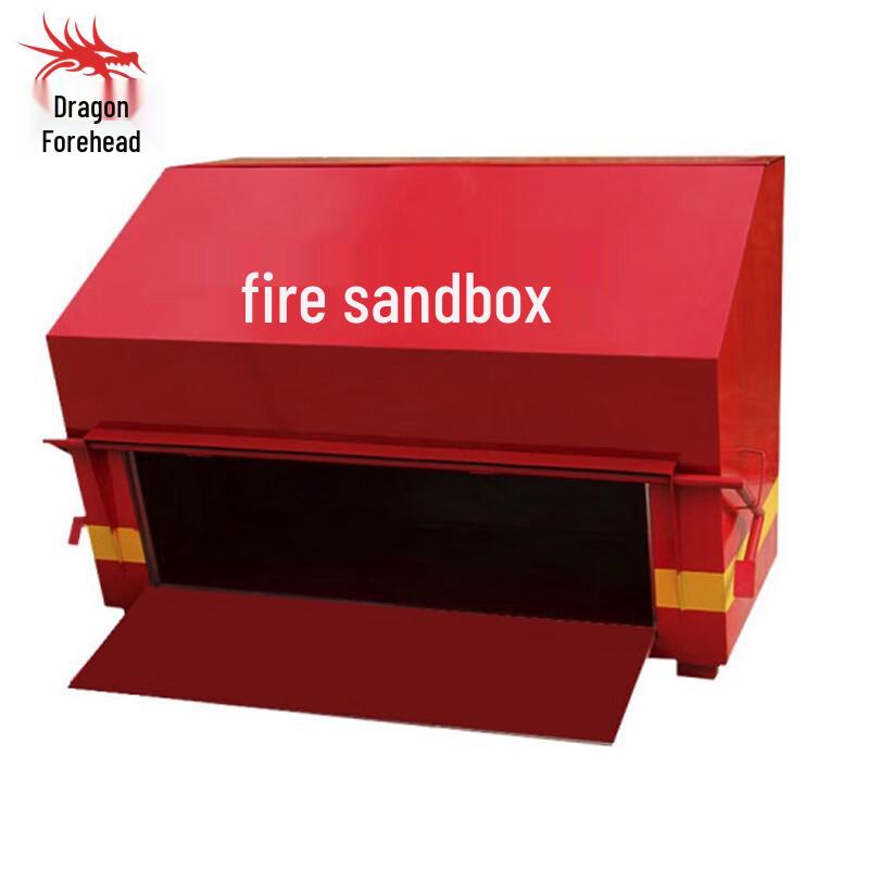 Red Foot-Operated 2 Cubic Meter Fire & Flood Control Sand Box