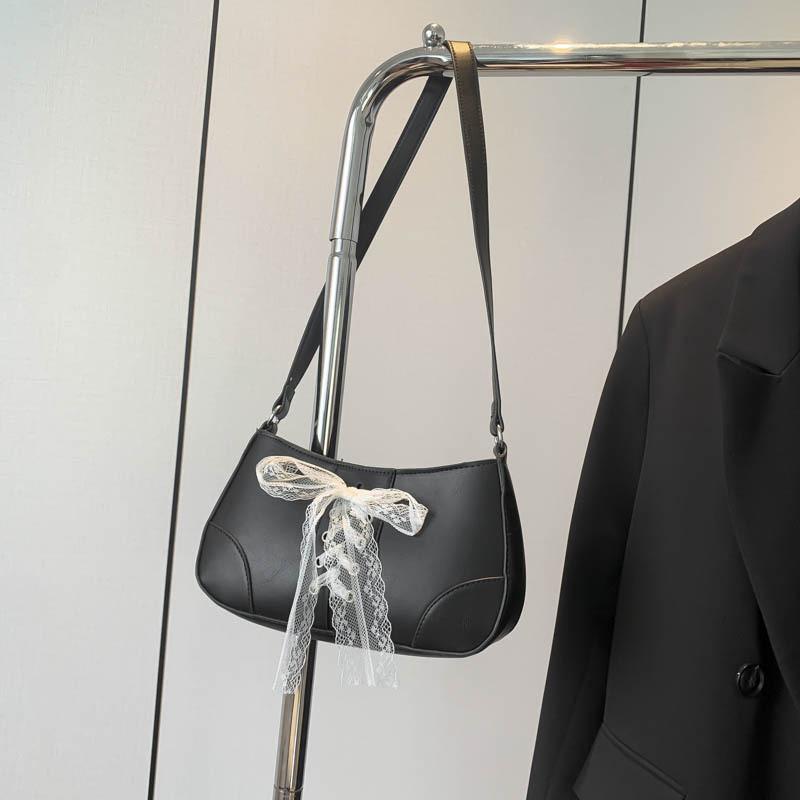 Chic Pu Material Street Style Small Square Crossbody Bag For Everyday Use чёрный