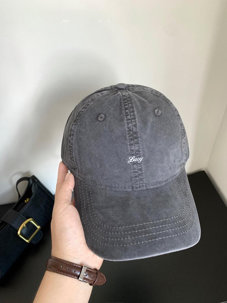 Cotton Baseball Cap With Embroidered Letters For Casual Sports And Sun Protection