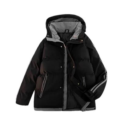 Men's Winter Cotton Coat Casual Thickened Hooded Parka Student Autumn/winter Fashion Outerwear