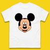 Disney Mickey Mouse Minnie Mouse Face Cartoon Character Disneyland Vacation Trip Disney World Mens Tee Top