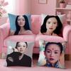 Elegant stars ZZhang Ziyi Cushion Cover Pillow Case Soft Friendly Fabric  Concealed Zipper