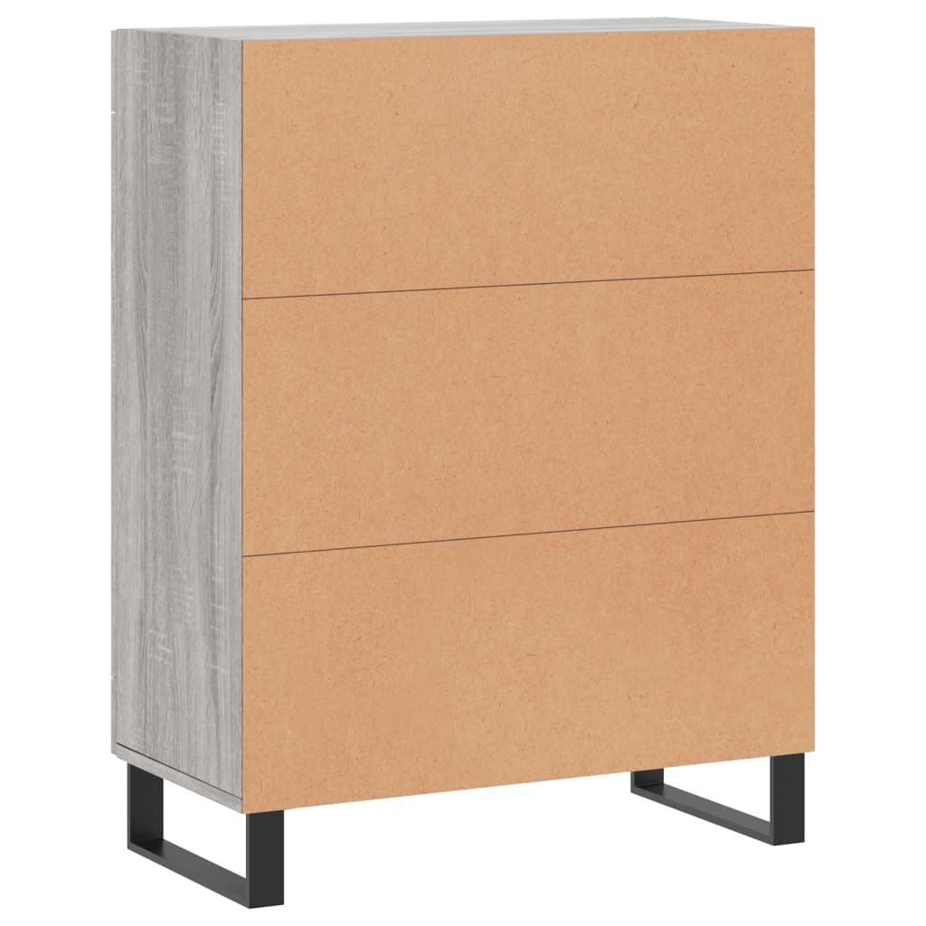 Sideboard Gray Sonoma 69.5 x 34 x 90 cm Particle Board