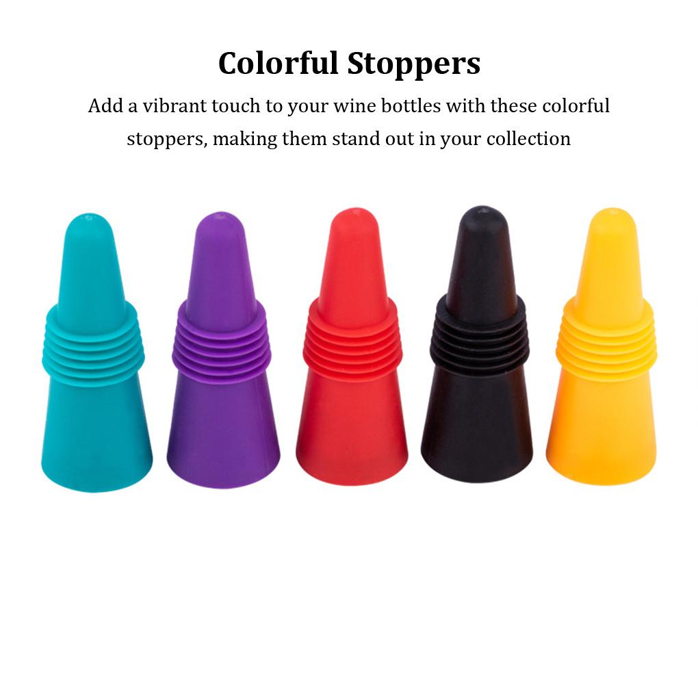 6 bucăți dop de sticlă de vin durabil și sigur pentru toate sticlele capac de sticlă mai aproape dopuri de plută de vin