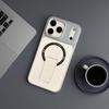 3D Invisible Magnetic Stand Case: Frosted, Drop-proof for Apple iPhone 16 & 17 ProMax