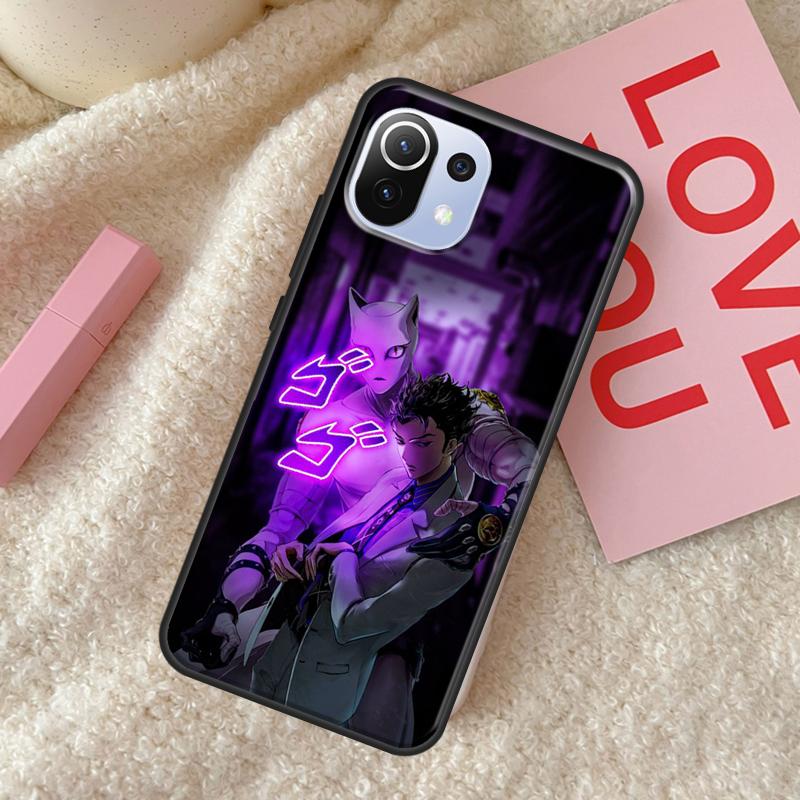 Killer Queen Yoshikage Kira Jojo Rückseite für POCO X4 Pro F1 F2 F3 X3 GT M3 M4 X3 Pro Hülle für Xiaomi 11T 12 Pro 11 Lite