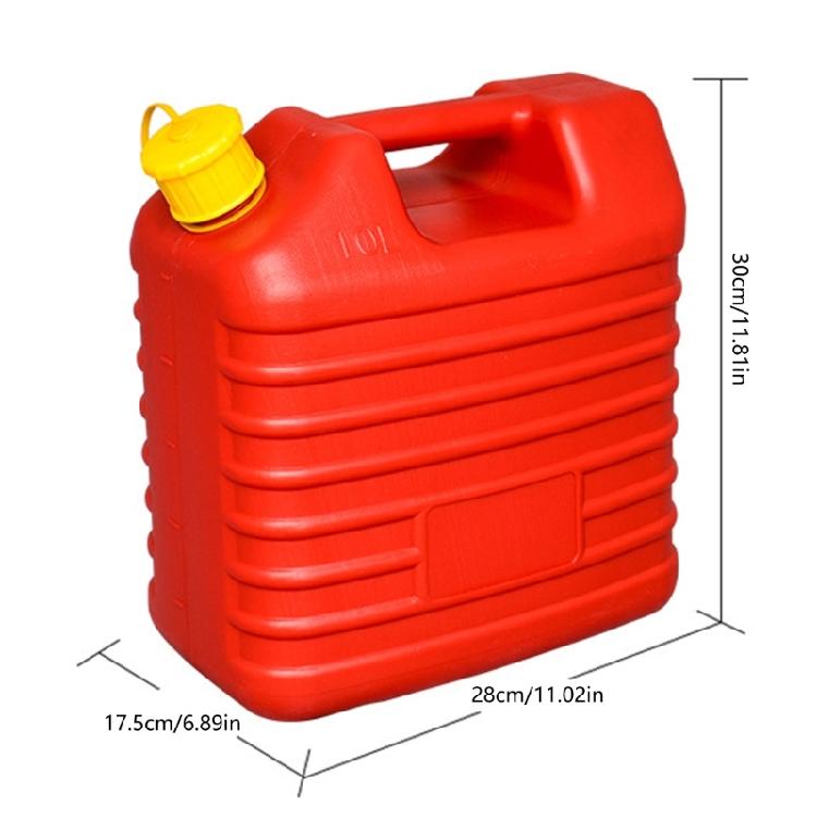5/10Litre JerryCan Water Storage Petrols Diesels Fuel Container Spout Camping