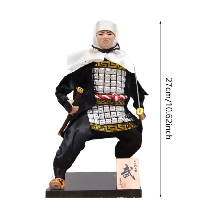 Aufwendige japanische Samurai und Ninja Figur für Kunstliebhaber und Innendekoration