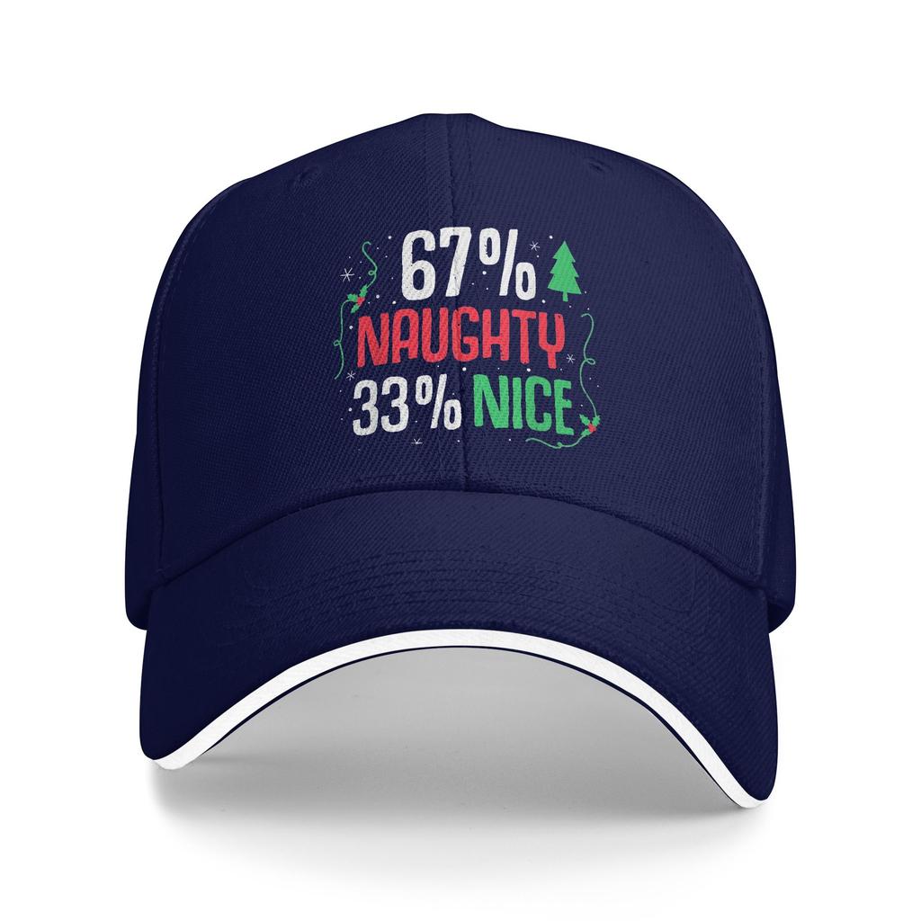 Funny Christmas Nice Naughty 67 Meme Baseball Cap  Classic Hip Hop Hats Summer Unisex Men Running Hippie Baseball Caps