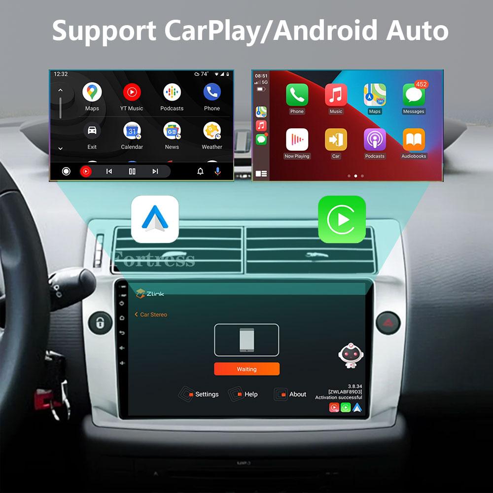 Android 14 Car Radio for Citroen C4 C-Triomphe C-Quatre 2004-2009 Multimedia Video Player Navigation GPS Carplay 4G QLED Screen