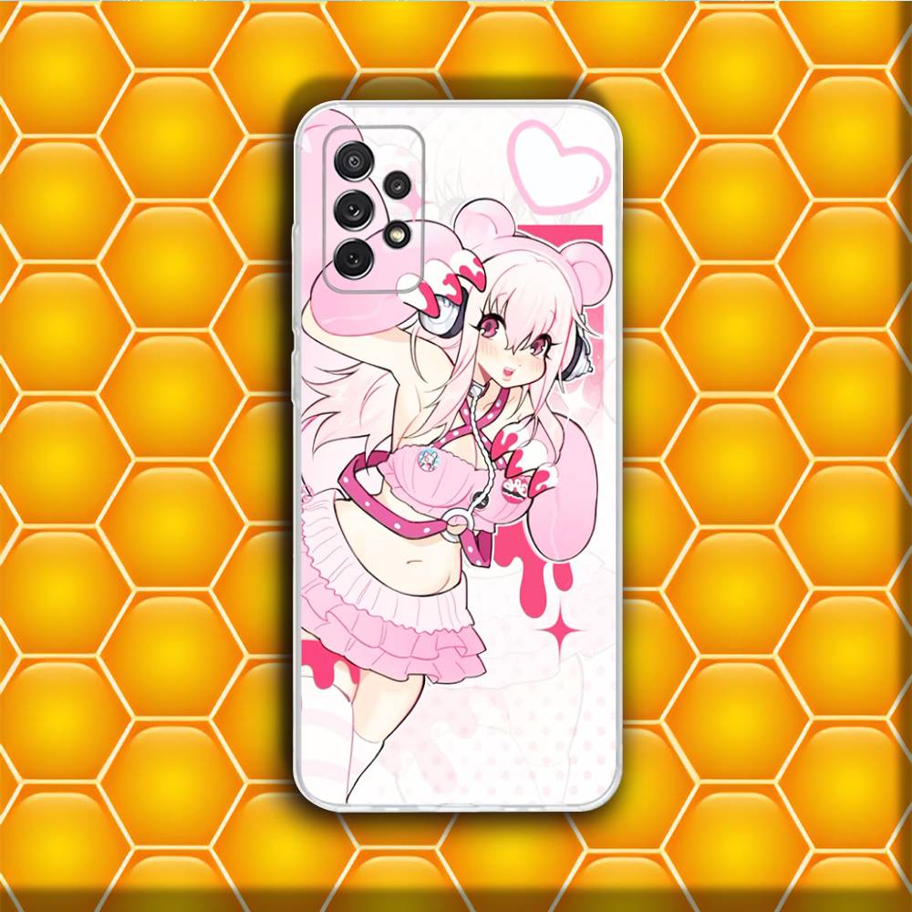 S-Super S-Sonico  Phone Case Silicone For Samsung S30,23,21,22,20 FE lite,S10,9,PIus Note20ultra Soft Transparent