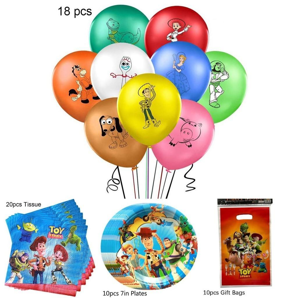 Toy Story Buzz Woody Bo Peep Birthday Party Supplies Featuring Colorful Plates Cups And Banners For Ultimate Celebration