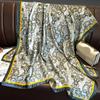 Sunscreen Satin Neck Scarves Soft Beach Hijab Fashion Silk Scarf Shawls  Head Scarf