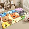 Cute P0kem0n Eevee Fusion Pattern Carpet Home Large Area Rug Bedroom Living Room Sofa Study Non-slip Mats Gift Next Day Shipping