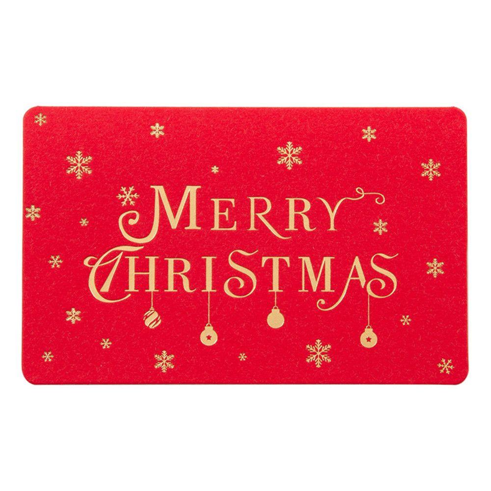 Thanksgiving Message Card Best Wishes Merry Christmas Christmas Greeting Card Bronzing Blessing