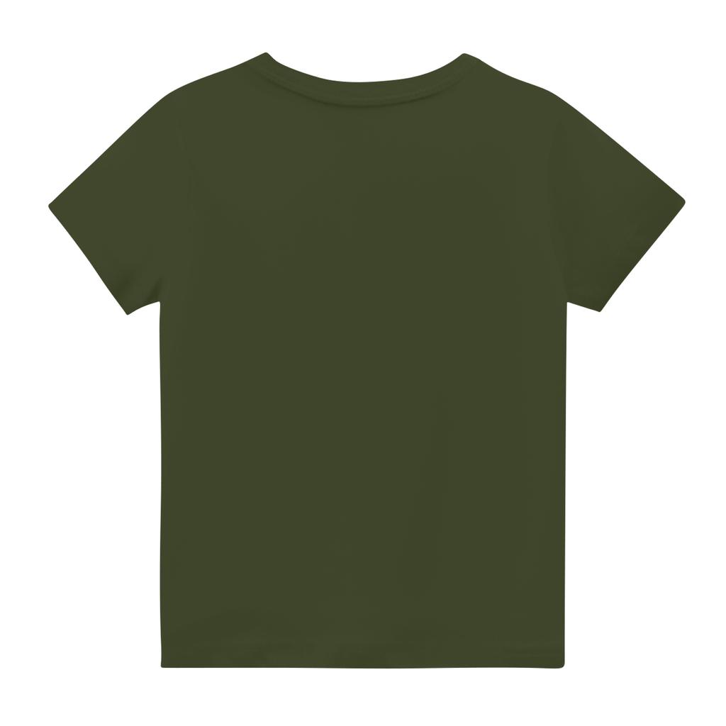 Boys Girls Round Neck Casual Printed Short-sleeved T-shirt Top
