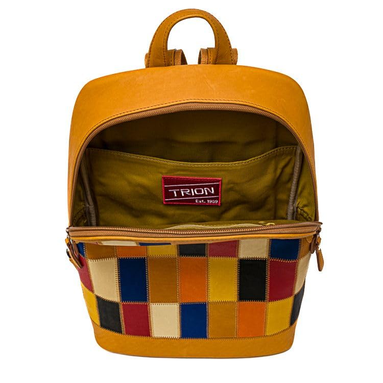 Bag brand backpack made by baseball glove manufacturer Genuine leather A4 13 inch business bag DPC261M [Tryon]