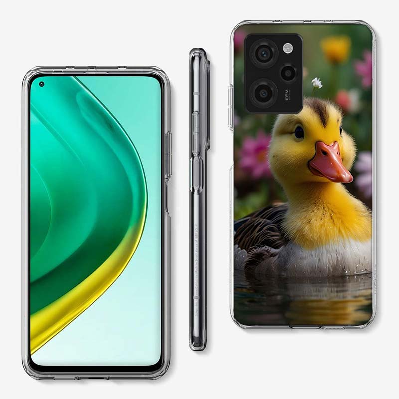Yellow Duck Cover Phone Case For Xiaomi Poco M8 M7 M6 M4 M3 X7 X6 X4 Pro F7 Ultra M5S Mi 14 14T 15 15T 12T 10T Pro 12S 12 11 Lit