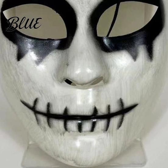 Nicht stickige Maske für langes Tragen Gruselige Halloween-Maske für Erwachsene Horror Realistisches Cosplay Party Gealtertes texturiertes Zubehör Gruselige Vollgesichts-Maskerade