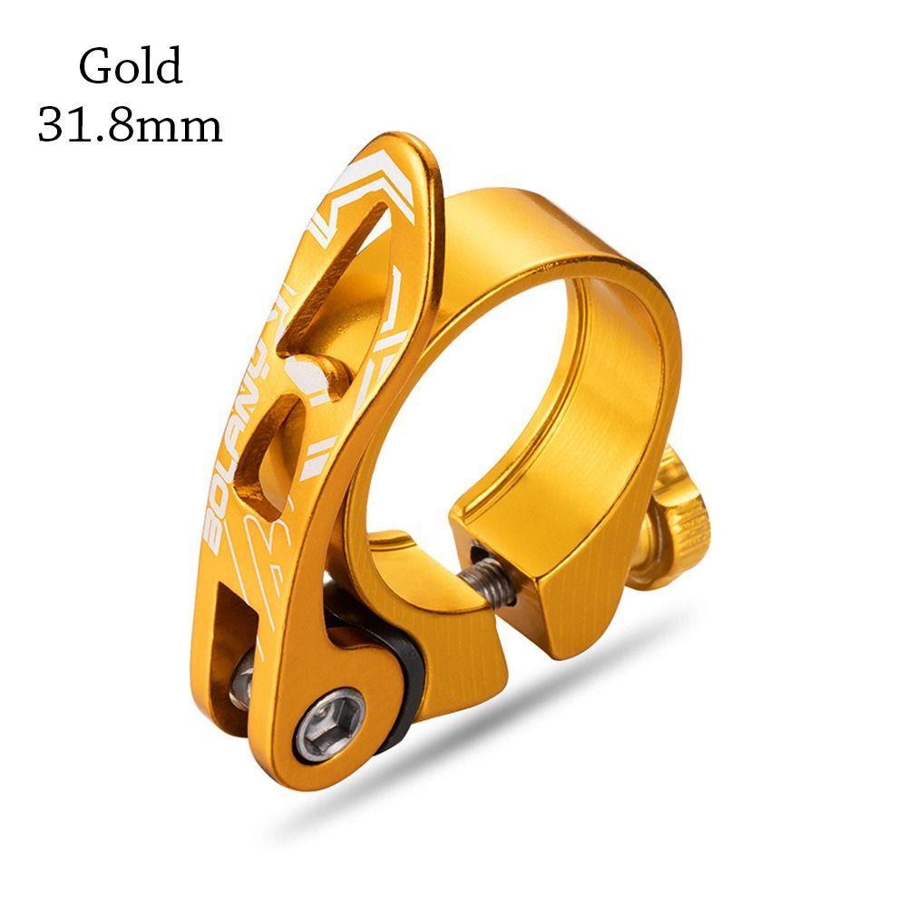 

Quality Road Bike Mountain MTB BMX Quick Release Aluminium Bicycle Seatpost Clamps Bike Seat Clamp 31.8mm золотий