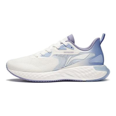 Li Ning Running Series Antislip Slijtvast Laag Uitgesneden Hardloopschoenen Heren Sneakers Wit Blauw ARSS017-5