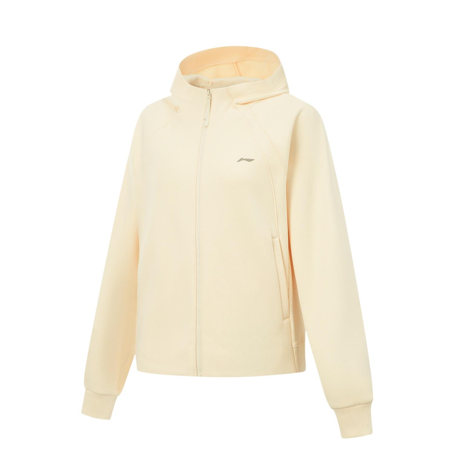 

Li Ning Fitness Series Fleece Lined Loose Fit Hooded Sports Casual Stitched Sweatshirt Women sweatshirt AWDV944-1 XXL