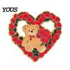 Non-slip Brooch Pin Pin, Animal Flower Design Fastener, Buckle-Type Fixing Pins, Enamel Paint Stable Buckle Pins for Backpacks And Hoods