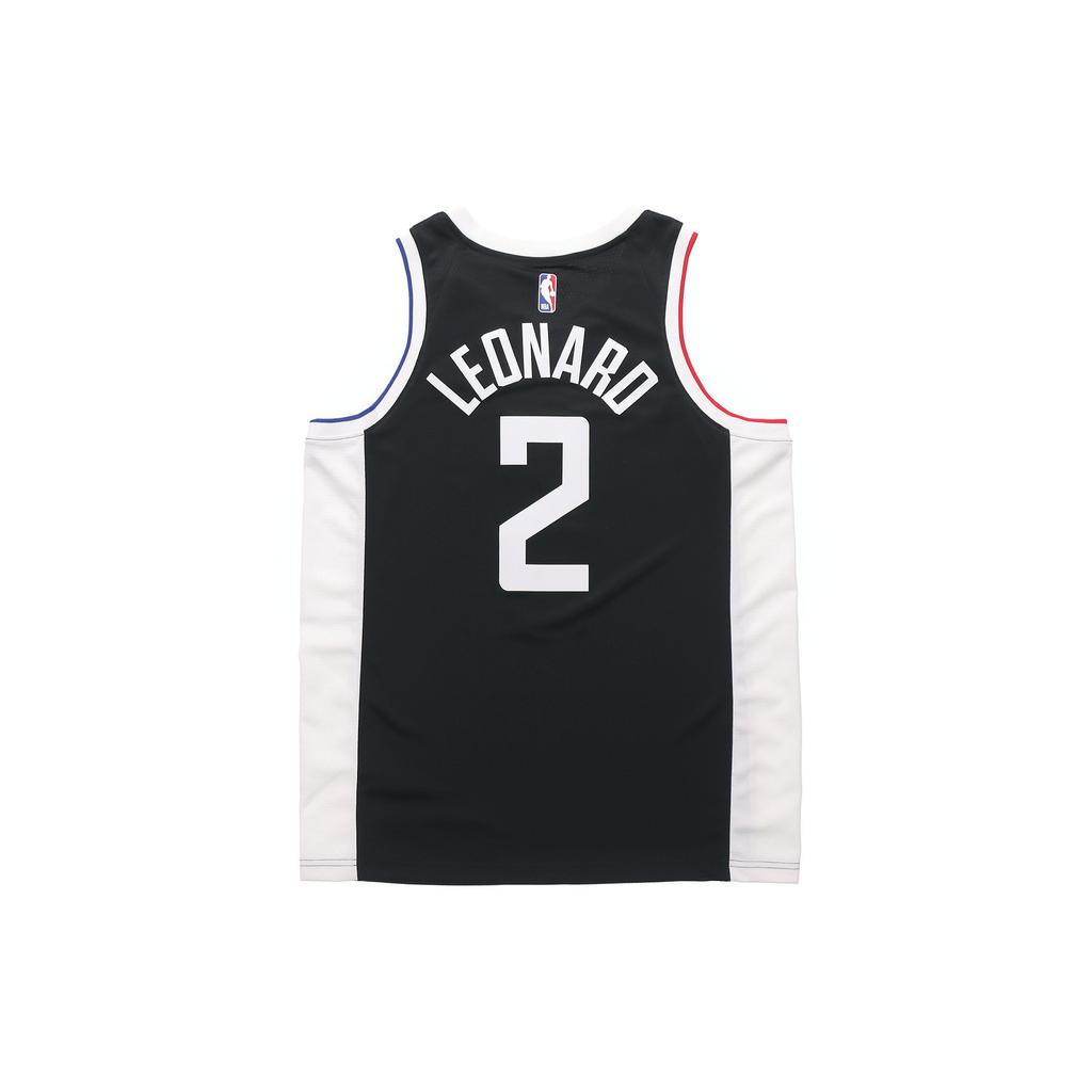 Nike NBA Quick-Dry Basketball Tank, SW Fan Ed, LA Clippers, Leonard No. 2 Men Tops Black CN1735-017