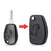 Modified Flip Car Key Shell 2 Buttons For Renault Duster Logan Fluence Clio Kangoo Sandero Espace Vac102/Ne72 Blade