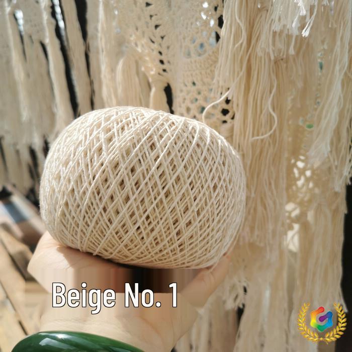 

Handmade Crochet Flower Tablecloth Pad - Off-White Beige, Pure Cotton Thread, 0.8mm/1mm White 250g 0.8mm