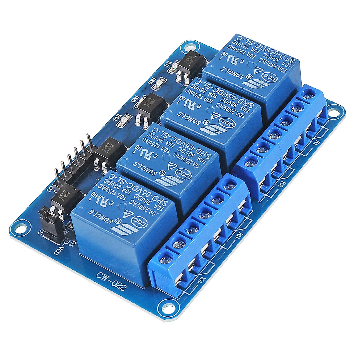 

5v 4 way relay module for arduino 4 channel relay module with optocoupler Relay Output for Arduino 4CH 4CH